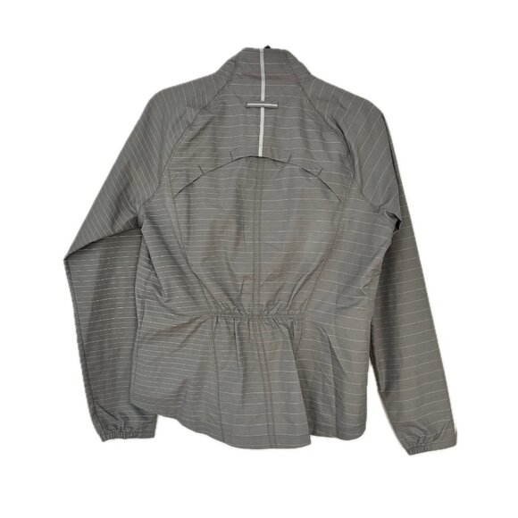 Athleta Jammin Run Jacket Front Zipper Jacket Lightweight Reflective Windbreaker - Picture 2 of 8